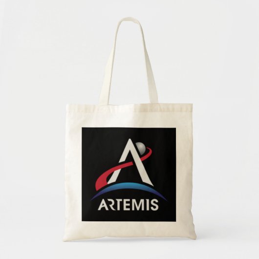 Officiële SD van het NASA Artemis-programma Logo Tote Bag (Voorkant)