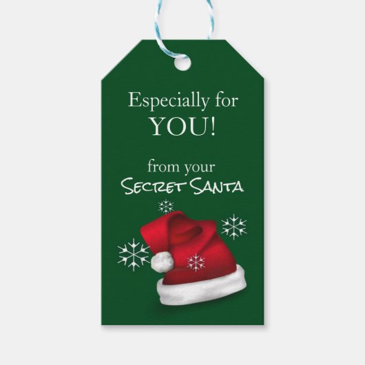 Officiële Secret Santa Gift Labels Cadeaulabel (Voorkant)