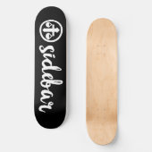 Officiële Sidebar Skateboard Logo Deck (Voorkant)