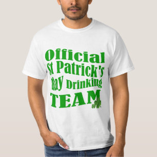 Officiële Sint Patrick's day drink team T-shirt