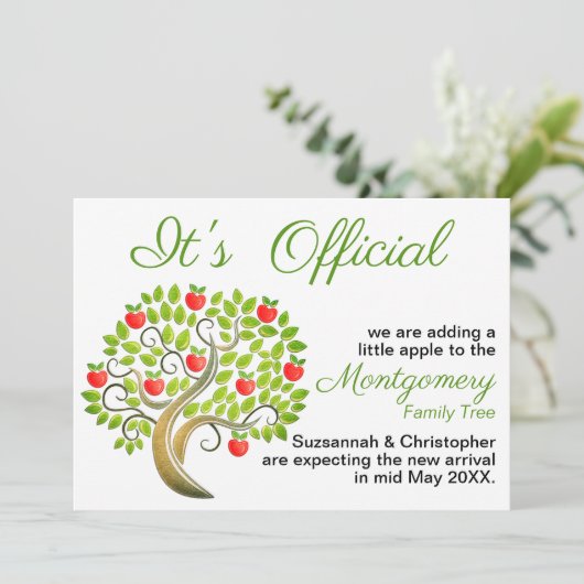 Officiële Sjabloon van Apple Tree (Staand voorkant)