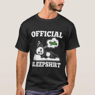 Officiële Slaap Panda T-shirt