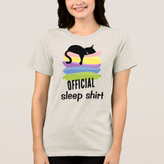Officiële Slaapshirt Kat T-Shirt | Grappige Slaap