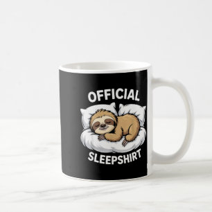 Officiële slaapshirt luiaard grappige pyjama cadea koffiemok