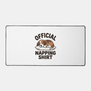 Officiële slaapshirt slaperige hond vintage ontwer bureaumat