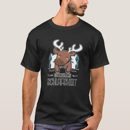 Officiële slaapstand-Shirt Moose Pajamas T-shirt (Voorkant)