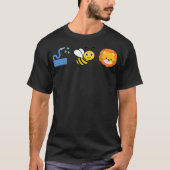 Officiële slang Bee Lion Meme T-shirt (Voorkant)
