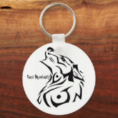 Officiële Sleutelhanger van Pack Mentality. (Voorkant)