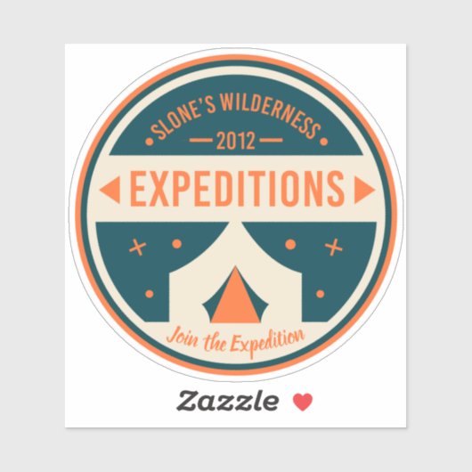 Officiële Slone's Wilderness Expedities Sticker (Vel)