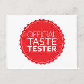 Officiële smaak briefkaart (Voorkant)