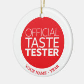 Officiële smaak keramisch ornament (Links)