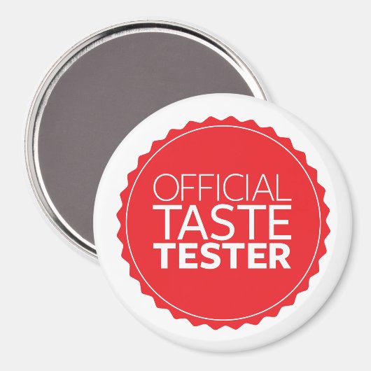 Officiële smaak magneet (Voorkant / Achterkant)