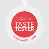 Officiële smaak ornament (achterkant)