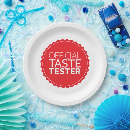 Officiële smaak papieren bordje (Feest)