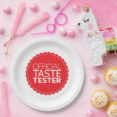 Officiële smaak papieren bordje (Feest)