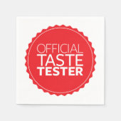 Officiële smaak servetten (Voorkant)