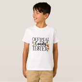 Officiële Snoep Tester Cute Halloween Funny T-shirt (Voorkant volledig)