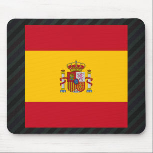 Officiële Spaanse vlag Vlag op strepen Muismat