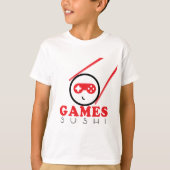 Officiële Spelen Sushi Shirt! T-shirt (Voorkant)