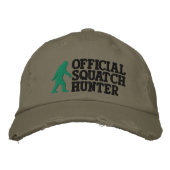 Officiële squatch hunter * grote logo versie * pet (Voorkant)
