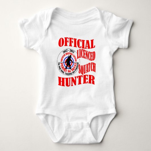 Officiële squatch hunter romper (Voorkant)
