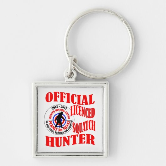 Officiële squatch hunter sleutelhanger (Voorkant)