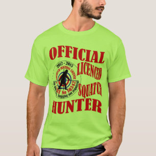 Officiële squatch hunter t-shirt