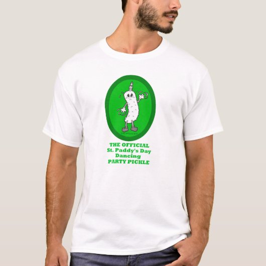 Officiële St. Patrick's Day Danspartij Pickle T-shirt (Voorkant)