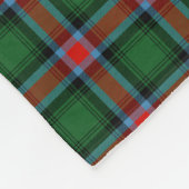 Officiële staat Georgië tartan Fleece Deken (Hoek)