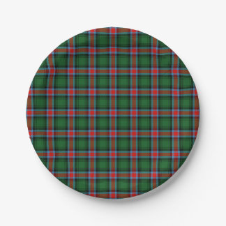 Officiële staat Georgië tartan Papieren Bordje