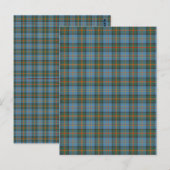 Officiële staat Hawaï-tartan Briefkaart (Voorkant / Achterkant)