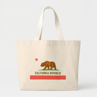 Officiële staatsvlag van Californië Grote Tote Bag