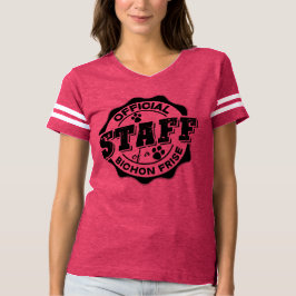 Officiële staf van een Bichon Frise T-shirt