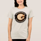 Officiële Stempel van Afkeuring Grappig Sarcastisc Tri-Blend Shirt (Voorkant)