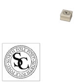 Officiële stempel van de Santa Claus Noordpool Pos (Gestempeld)