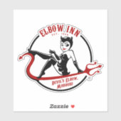 Officiële Sticker Elbow Inn (Vel)