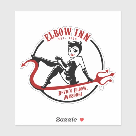 Officiële Sticker Elbow Inn (Vel)