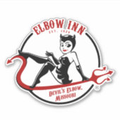 Officiële Sticker Elbow Inn (Voorkant)