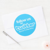 Officiële Sticker "Volg ons op Twitter" (Envelop)
