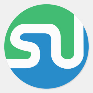 Officiële StumbleUpon logo Ronde Sticker