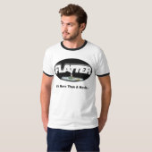 Officiële T-shirt "FLATTER" (Voorkant volledig)