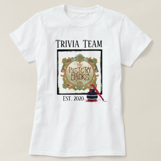 Officiële T-shirt van zaterdag Lounge Trivia Playe (Design voorkant)