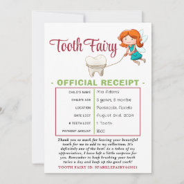 Officiële Tandvaartsontvangstbewijs Kaart