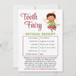 Officiële Tandvaartsontvangstbewijs Kaart