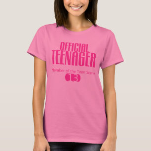 Officiële TEENAGER 13e BIRTHDAY-T-shirt T-shirt