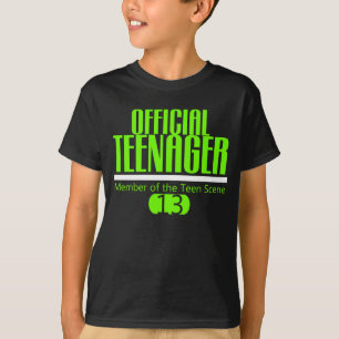 Officiële TEENAGER 13e BIRTHDAY-T-shirt T-shirt
