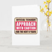 OFFICIËLE TEENAGER KAART (Gele Bloem)