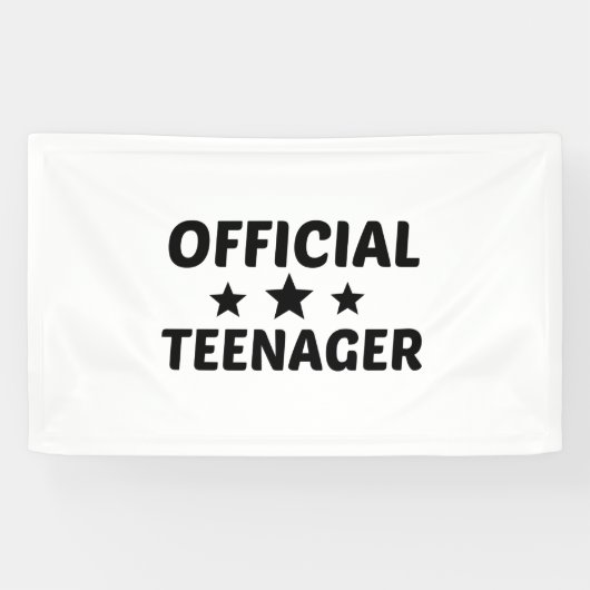 OFFICIËLE TEENAGER SPANDOEK (Horizontaal)