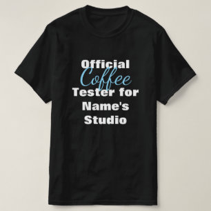 Officiële Tester Grappige Aangepaste Naam & Studio T-shirt