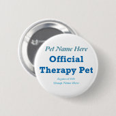 Officiële therapieplek ronde button 5,7 cm (Voorkant /achterkant)